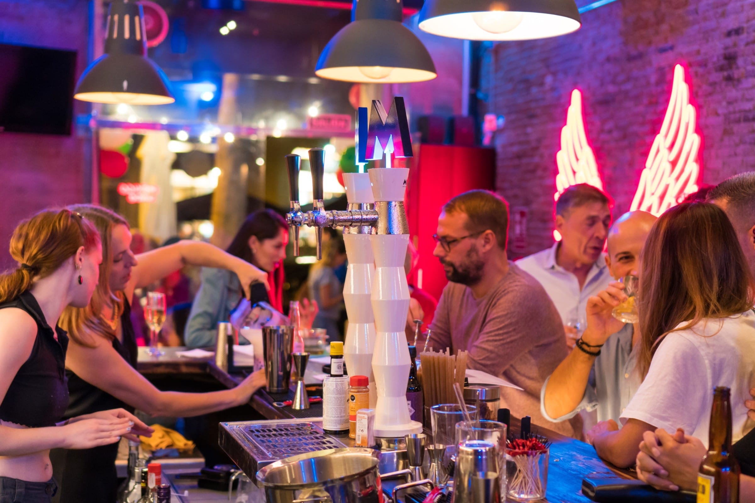 Noche de cocteles en La Condesa