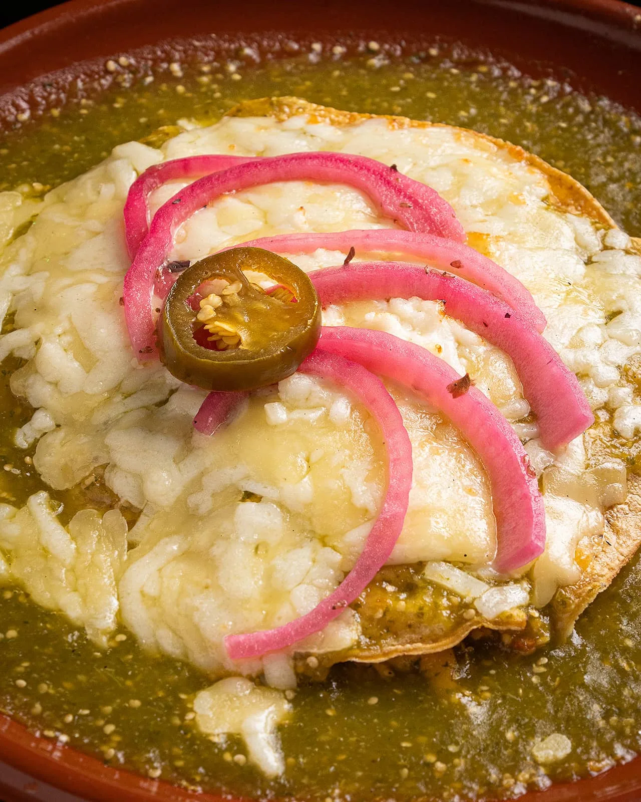 Enchilada Verde de La Condesa Restaurante Mexicano