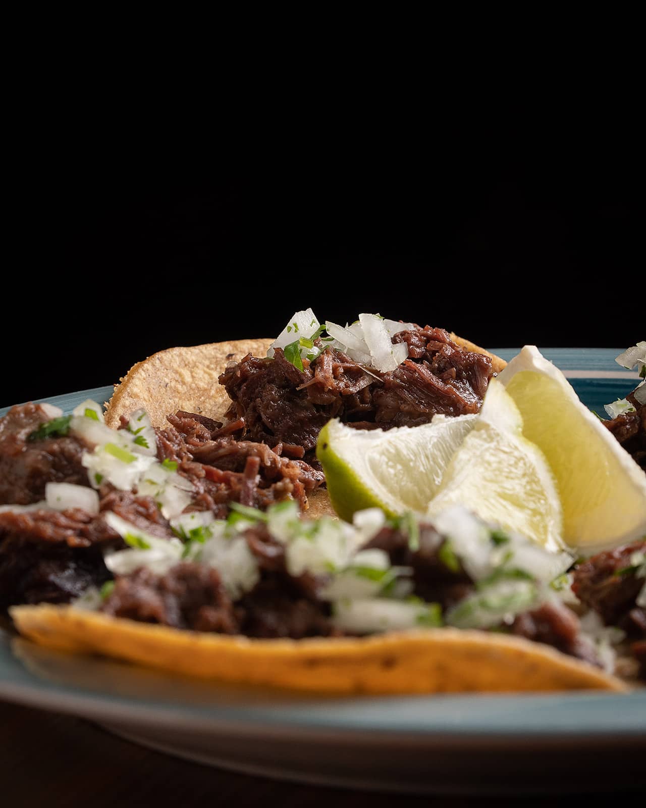 Tacos de Suadero - Ración de 5 tacos - Vista horizontal - La Condesa Barcelona