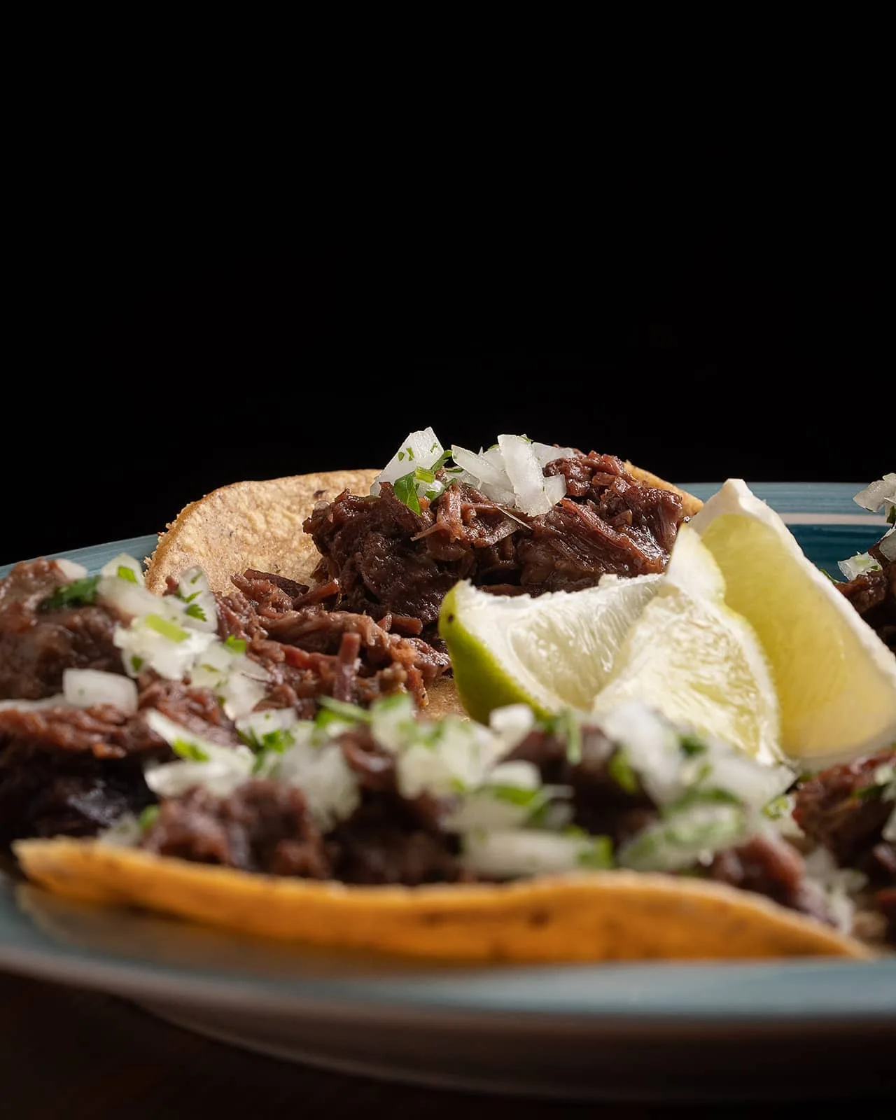 Tacos de Suadero - Ración de 5 tacos - Vista horizontal - La Condesa Barcelona